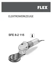 Notice Flex SFE 8-2 115 Ponceuse