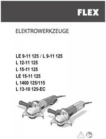 Notice Flex L 13-10 125-EC Broyeur