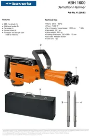 Notice Bavaria ABH 1600 Marteau