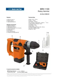 Notice Bavaria by Einhell BRH 1100 Marteau