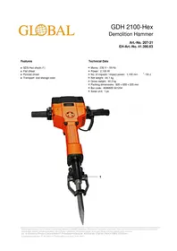 Notice Global GDH 2100-HEX Marteau