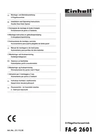 Notice Global FA-G 2601 Non catégorisé