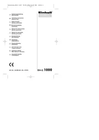 Notice Global BH-G 1000 Marteau