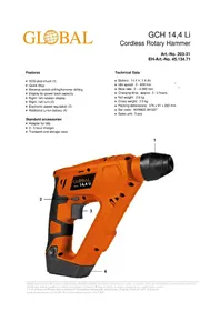 Notice Global GCH 14 4 LI Marteau