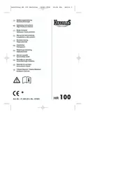Notice Herkules HR 100 Nettoyeur haute pression