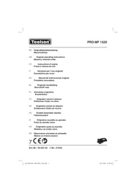 Notice Toolson PRO-MF 1320 Rabot