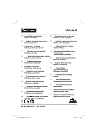 Notice Toolson PRO-HB 82 Rabot