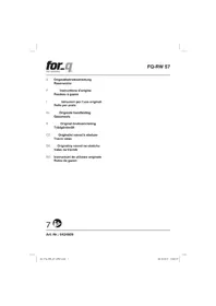 Notice For_Q FQ-RW 57 Plaque vibrante