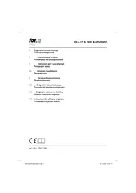 Notice For_Q FQ-TP 6.000 AUTOMATIC Pompe à eau