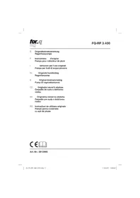 Notice For_Q FQ-RP 3.400 Pompe