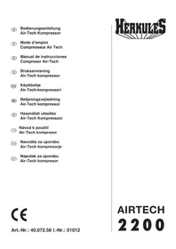 Notice Herkules AIRTECH 2200 Compresseur