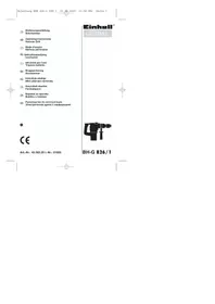 Notice Global BH-G 826 Marteau