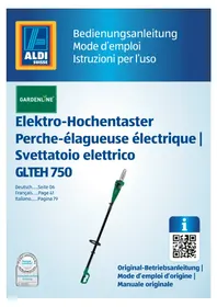 Notice Gardenline GLTEH 750 Paire de ciseaux