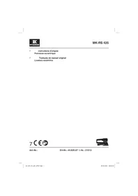 Notice McKenzie MK-RS 425 Ponceuse