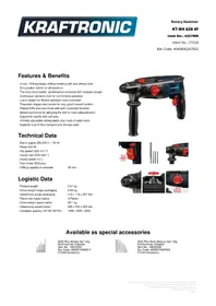 Notice Kraftronic KT-BH 620 4F Marteau