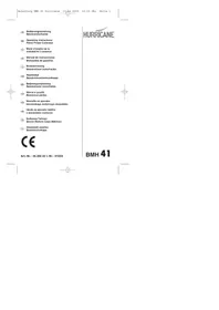 Notice Hurricane HMH 41 Non catégorisé
