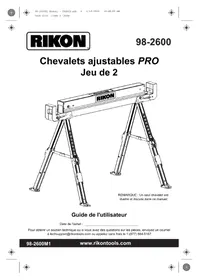 Notice RIKON 98-2600 Scie