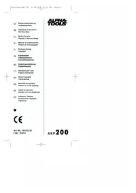 Notice Alpha Tools AKP 200 Pistolet à colle