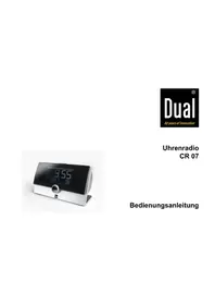 Notice DUAL CR 07 Radio-réveil