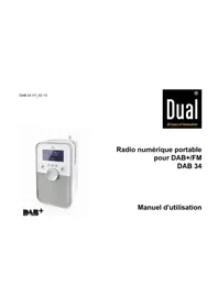Notice DUAL DAB 34 Radio