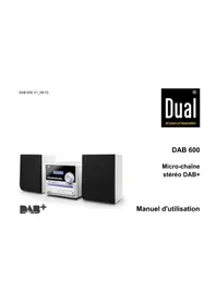Notice DUAL DAB 600 Récepteur audio