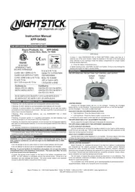 Notice NightStick XPP-5454G Lampe de poche