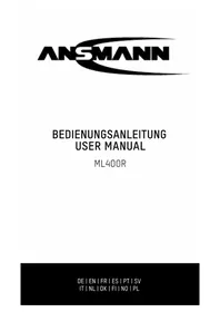 Notice ANSMANN ML400R Éclairage
