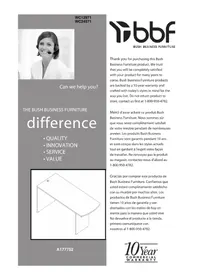 Notice bbf ELITE WC24571 Table