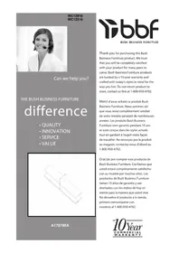 Notice bbf ELITE WC24516 Armoire