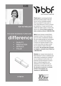 Notice bbf ELITE WC12980 Armoire