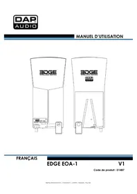 Notice DAP-Audio EDGE EOA-1 Microphone