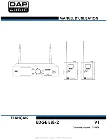 Notice DAP-Audio EDGE EBS-2 Microphone