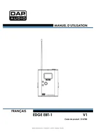 Notice DAP-Audio EDGE EBT-1 Microphone