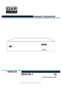 Notice DAP-Audio EDGE ED-1 Microphone