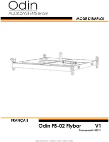Notice DAP-Audio ODIN FB-02 Haut-parleur