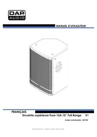 Notice DAP-Audio PURE-15A Haut-parleur