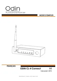 Notice DAP-Audio ODIN CL-4 CONNECT Haut-parleur