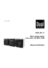 Notice DUAL ML 11 Système hifi