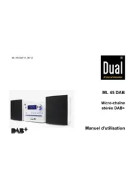 DUAL ML 45 DAB - Chaîne Hi-Fi