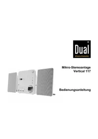 Notice DUAL VERTICAL 117 Lecteur/enregistreur de cd