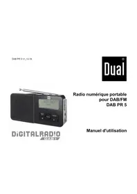 Notice DUAL DAB PR 5 Radio