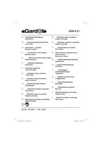 Notice Gardol GRW-E 57 Non catégorisé