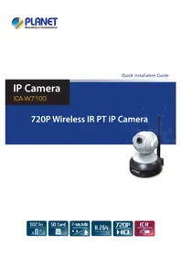 Notice Planet ICA-W7100 Caméra de surveillance