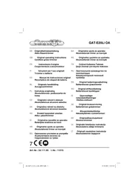 Notice Gardol GAT-E 20 LI OA Coupe-herbe