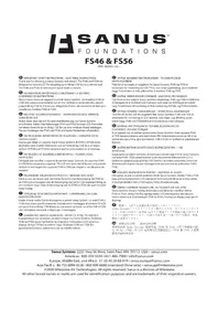 Notice SANUS FS56 Non catégorisé