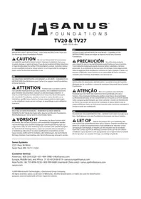 Notice SANUS TV27 Non catégorisé