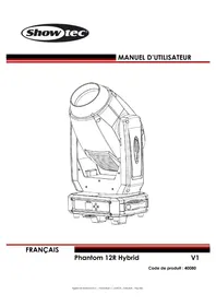 Notice Showtec PHANTOM 12R HYBRID Non catégorisé