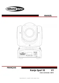 Notice Showtec KANJO SPOT 10 Non catégorisé