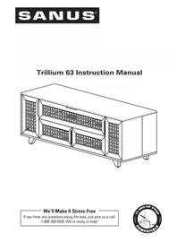 Notice SANUS TRILLIUM 63 Meuble TV