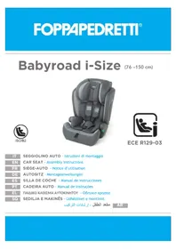 Notice Foppapedretti BABYROAD I-SIZE Siège de voiture